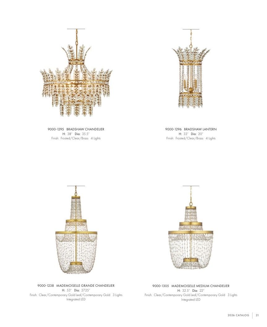 Currey & Company Lighting Collection Catalog Weekly Ad January 1 - December 31, 2026