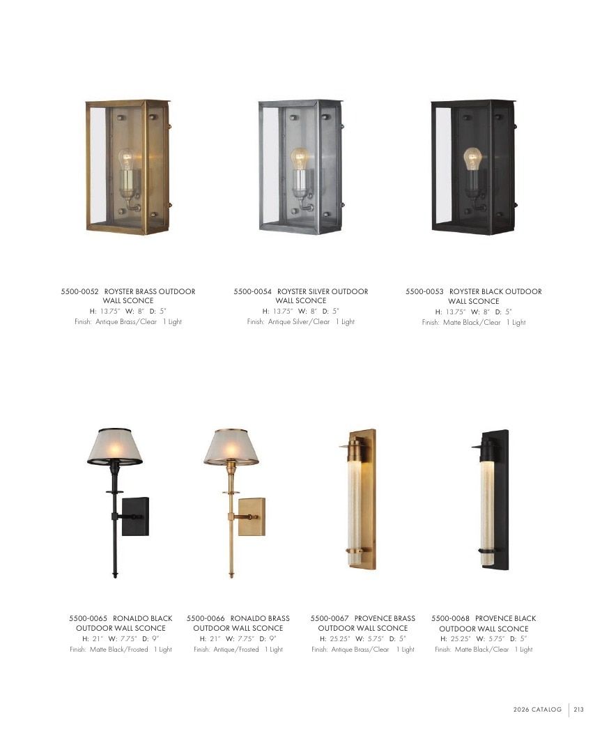 Currey & Company Lighting Collection Catalog Weekly Ad January 1 - December 31, 2026