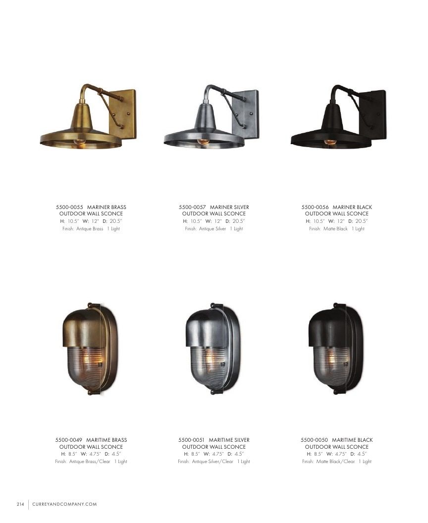 Currey & Company Lighting Collection Catalog Weekly Ad January 1 - December 31, 2026