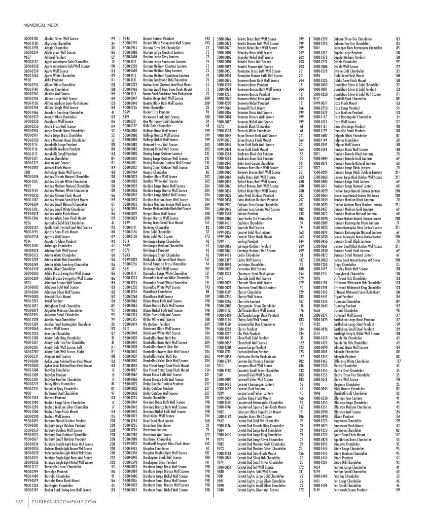 Currey & Company Lighting Collection Catalog Weekly Ad January 1 - December 31, 2026