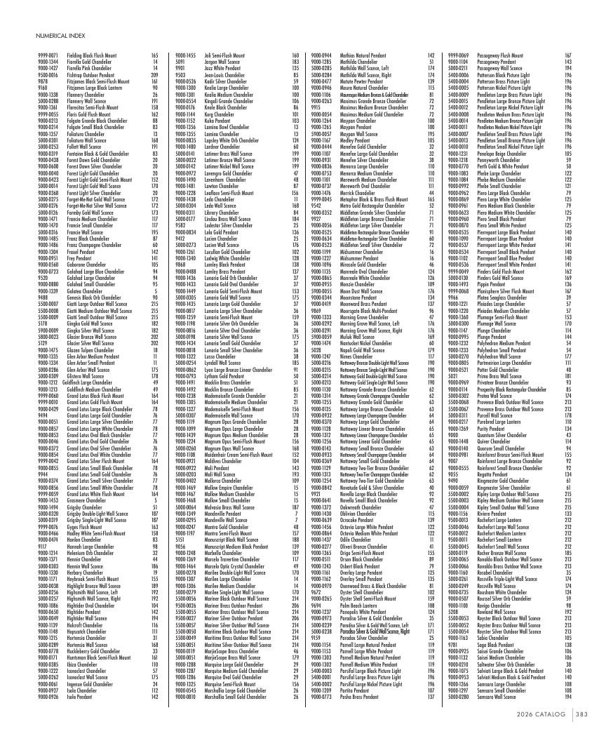 Currey & Company Lighting Collection Catalog Weekly Ad January 1 - December 31, 2026