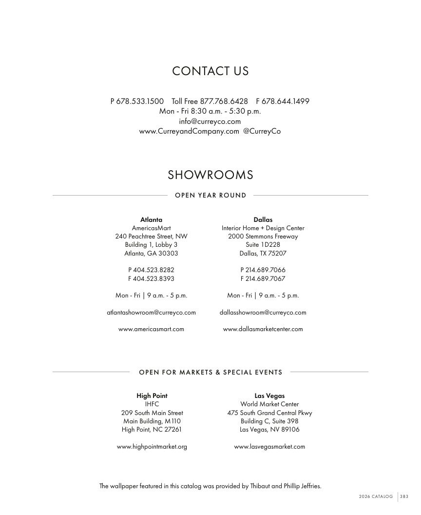 Currey & Company Lighting Collection Catalog Weekly Ad January 1 - December 31, 2026
