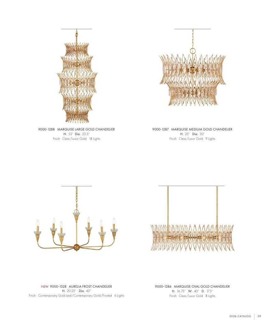 Currey & Company Lighting Collection Catalog Weekly Ad January 1 - December 31, 2026