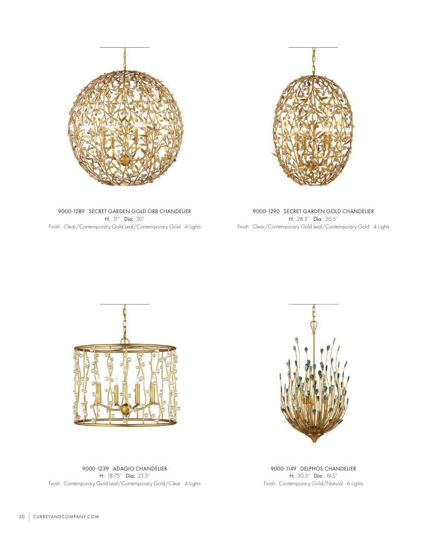 Currey & Company Lighting Collection Catalog Weekly Ad January 1 - December 31, 2026