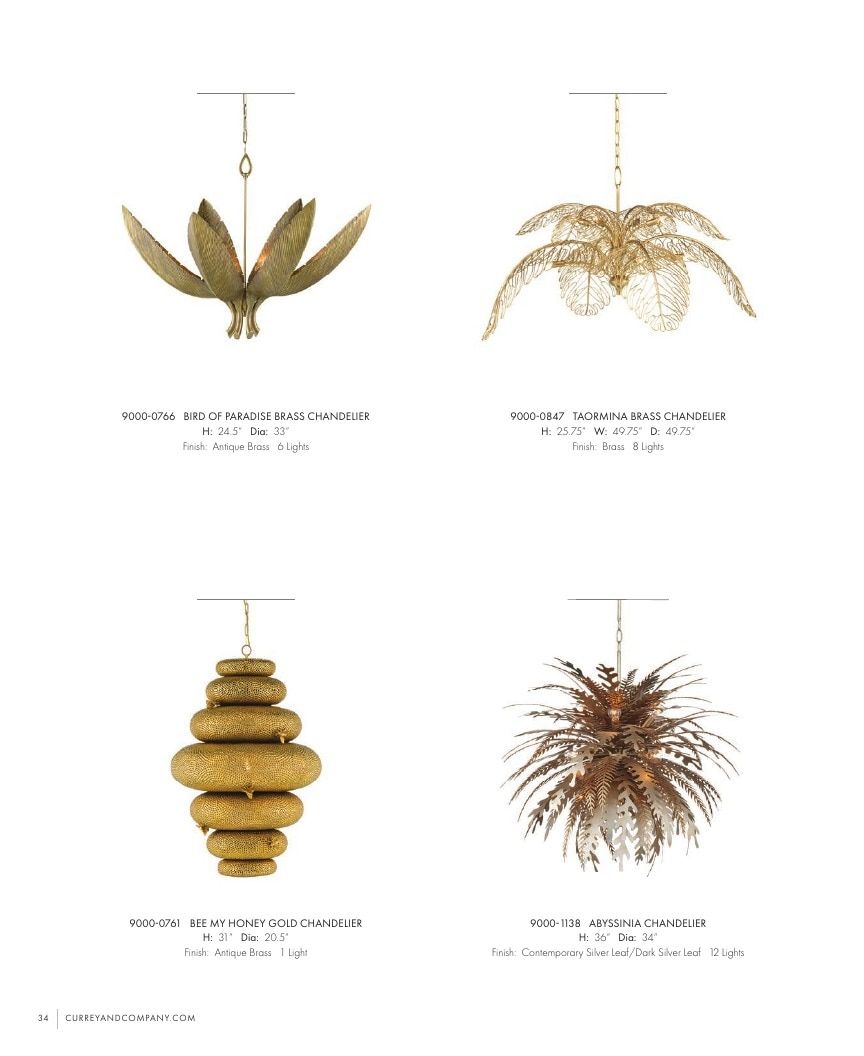 Currey & Company Lighting Collection Catalog Weekly Ad January 1 - December 31, 2026