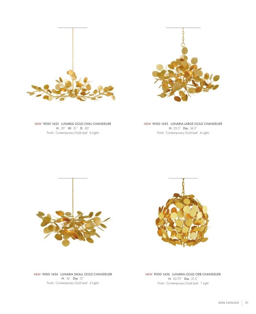 Currey & Company Lighting Collection Catalog Weekly Ad January 1 - December 31, 2026