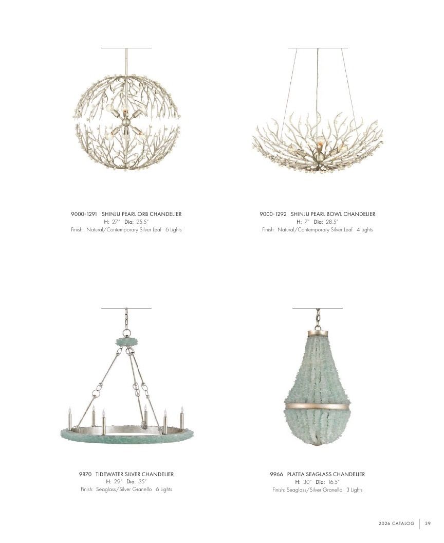 Currey & Company Lighting Collection Catalog Weekly Ad January 1 - December 31, 2026