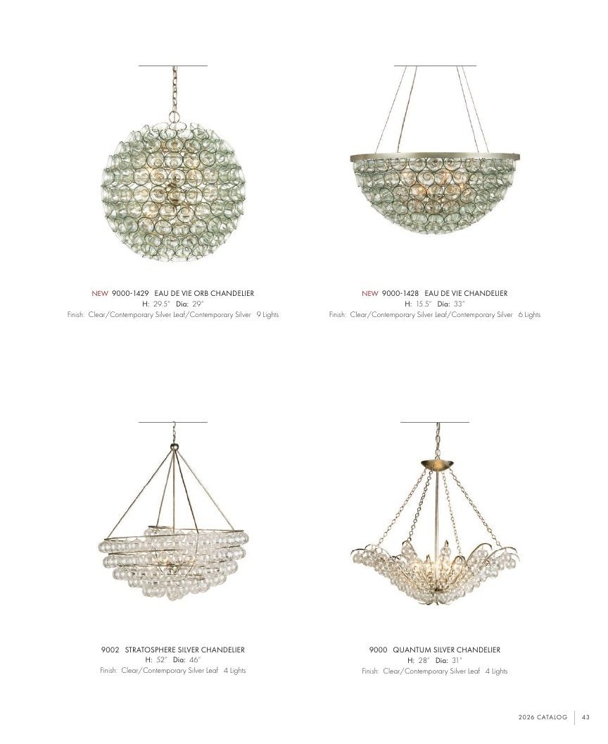 Currey & Company Lighting Collection Catalog Weekly Ad January 1 - December 31, 2026