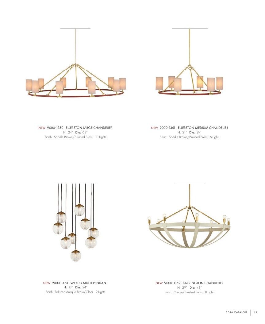 Currey & Company Lighting Collection Catalog Weekly Ad January 1 - December 31, 2026