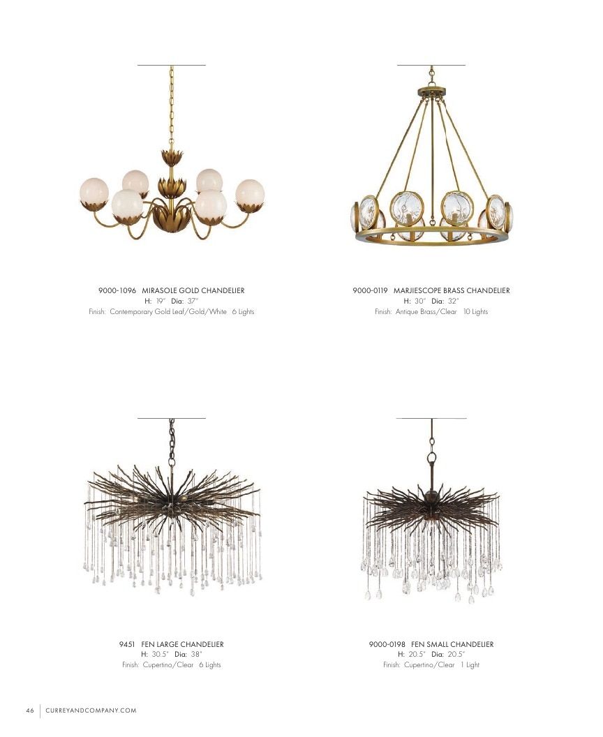 Currey & Company Lighting Collection Catalog Weekly Ad January 1 - December 31, 2026