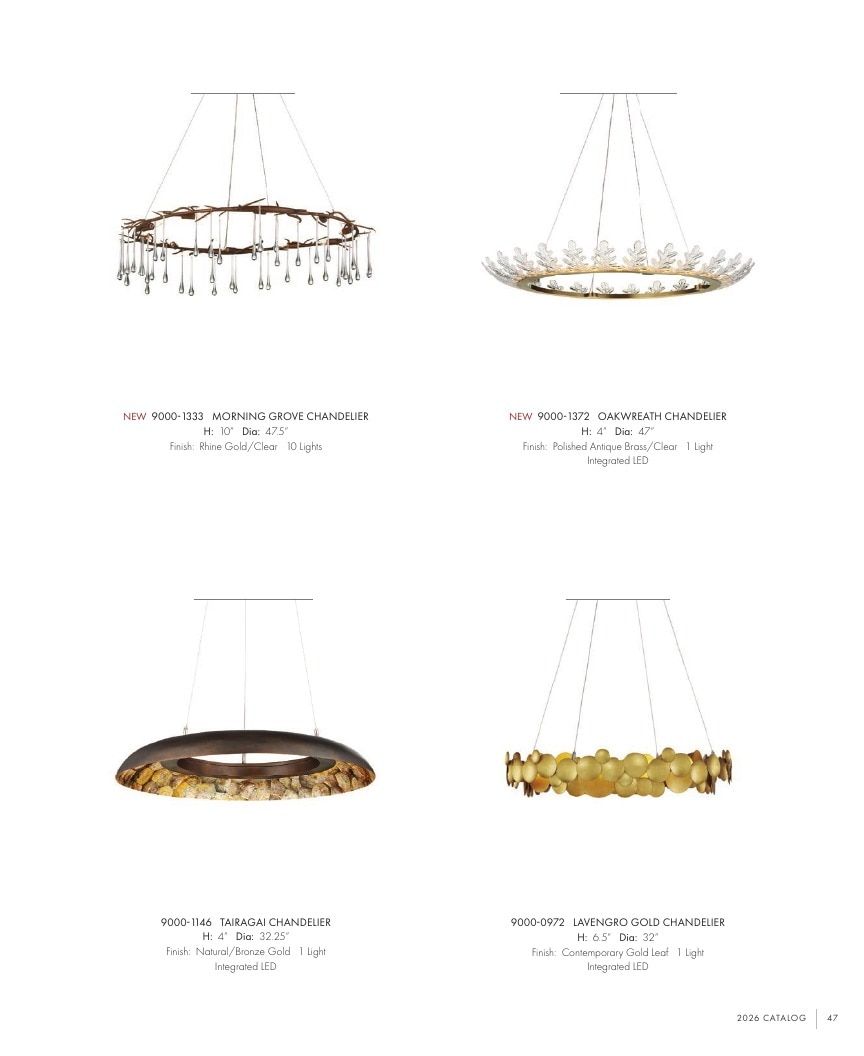 Currey & Company Lighting Collection Catalog Weekly Ad January 1 - December 31, 2026