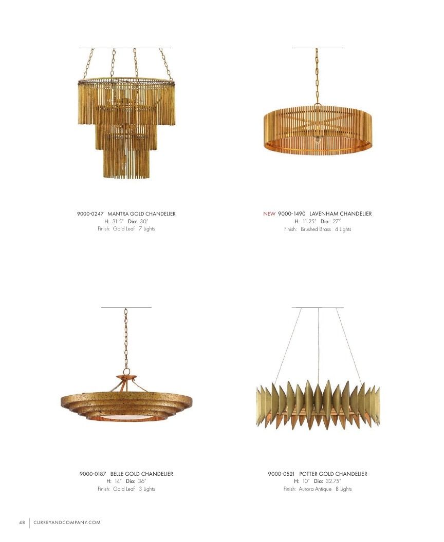 Currey & Company Lighting Collection Catalog Weekly Ad January 1 - December 31, 2026