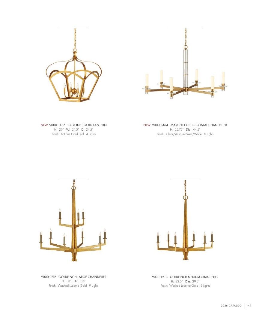 Currey & Company Lighting Collection Catalog Weekly Ad January 1 - December 31, 2026