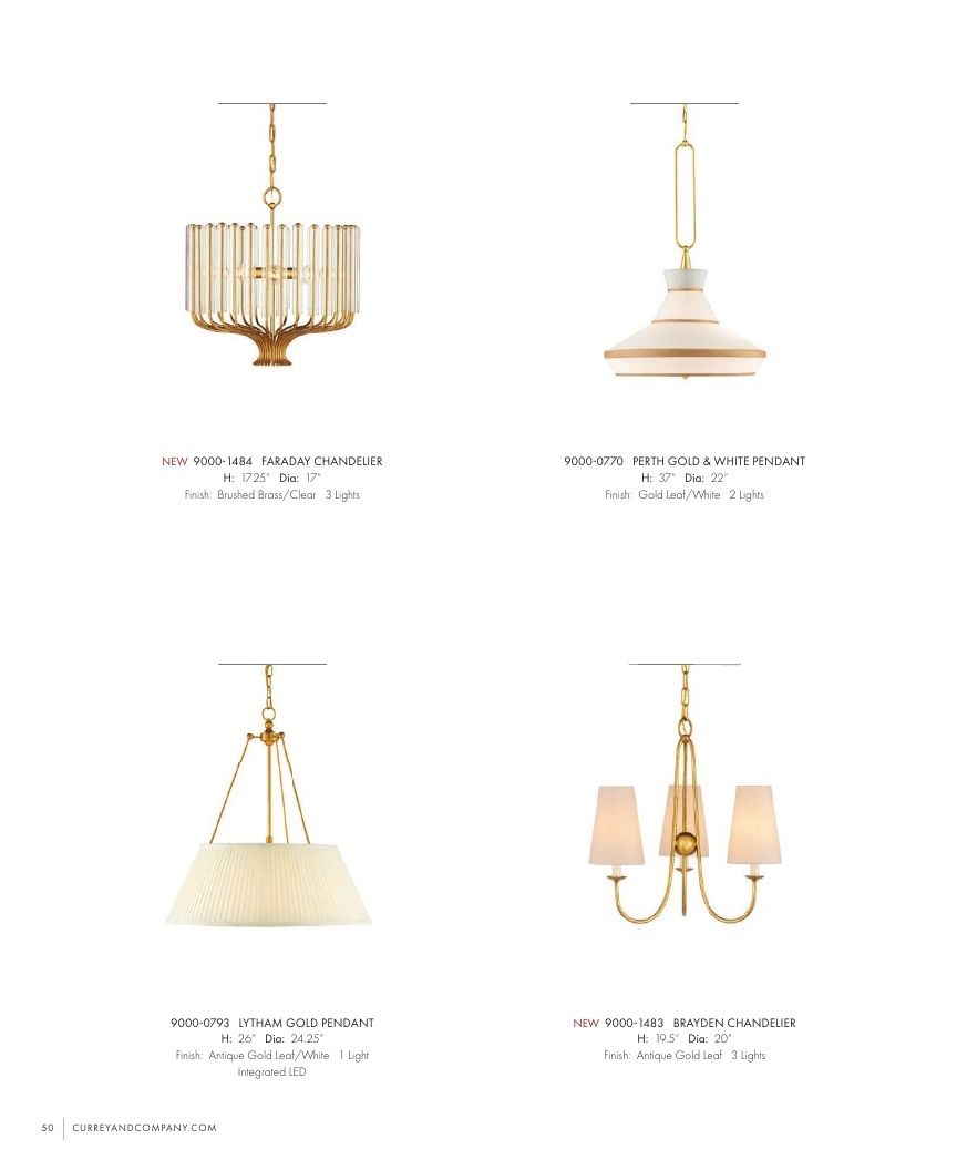 Currey & Company Lighting Collection Catalog Weekly Ad January 1 - December 31, 2026