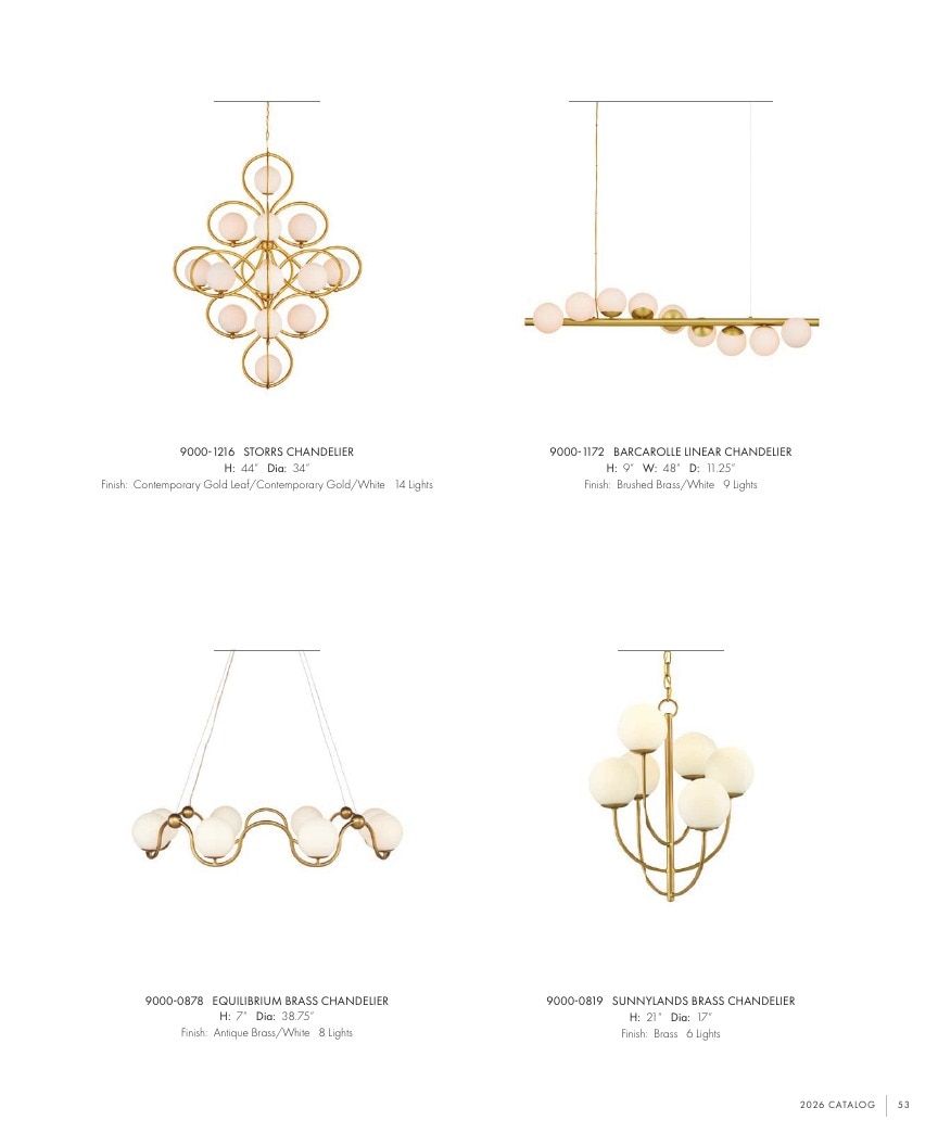 Currey & Company Lighting Collection Catalog Weekly Ad January 1 - December 31, 2026