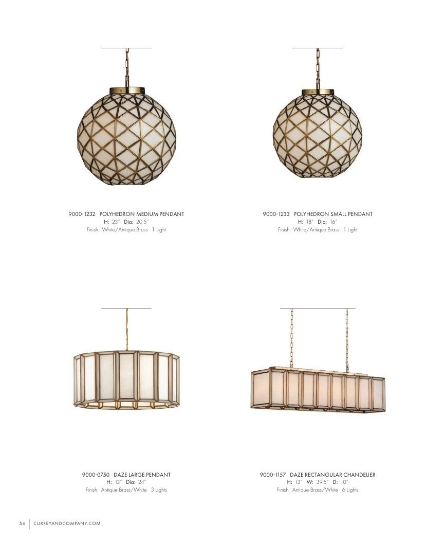 Currey & Company Lighting Collection Catalog Weekly Ad January 1 - December 31, 2026