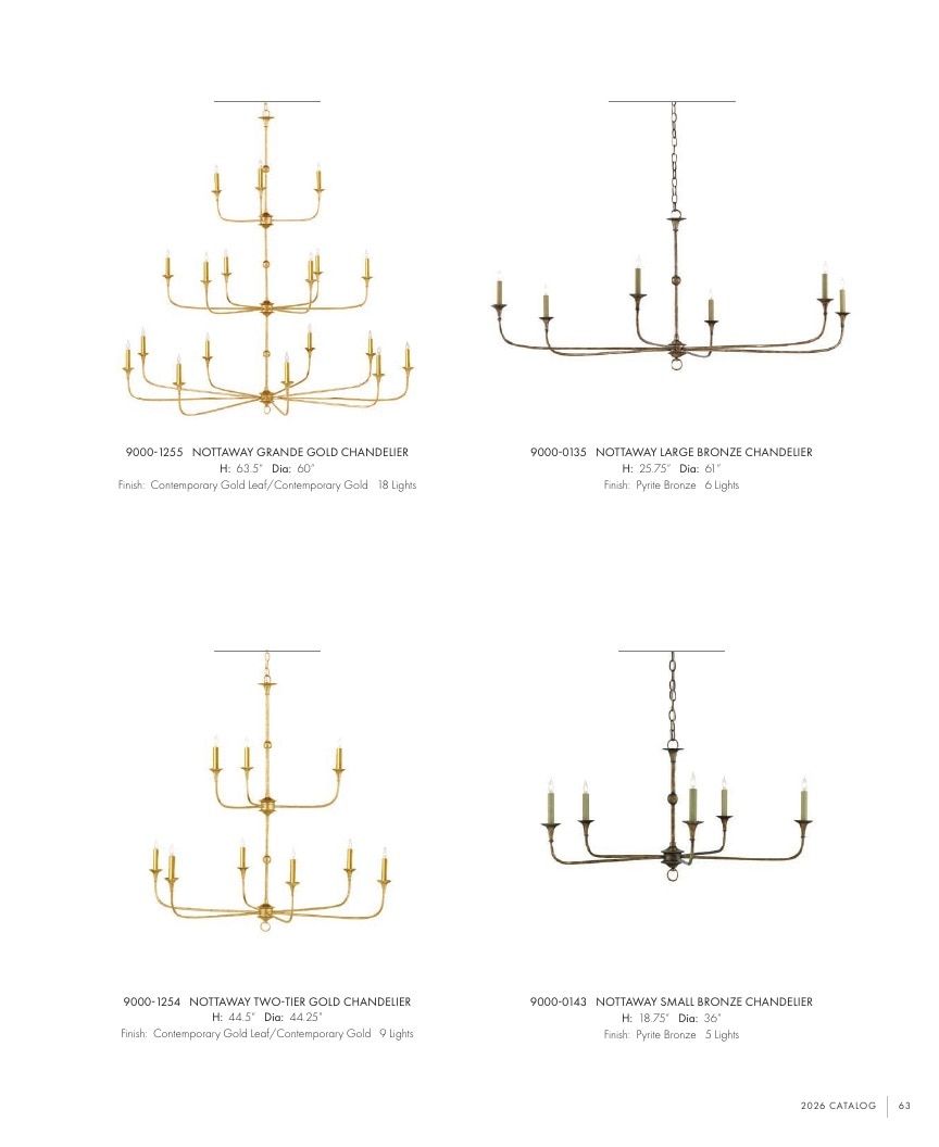 Currey & Company Lighting Collection Catalog Weekly Ad January 1 - December 31, 2026