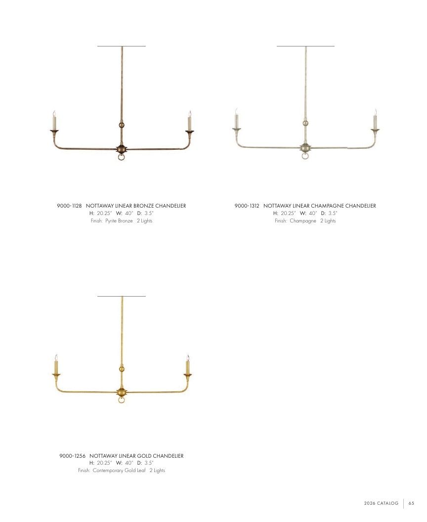 Currey & Company Lighting Collection Catalog Weekly Ad January 1 - December 31, 2026