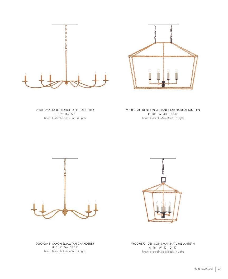 Currey & Company Lighting Collection Catalog Weekly Ad January 1 - December 31, 2026