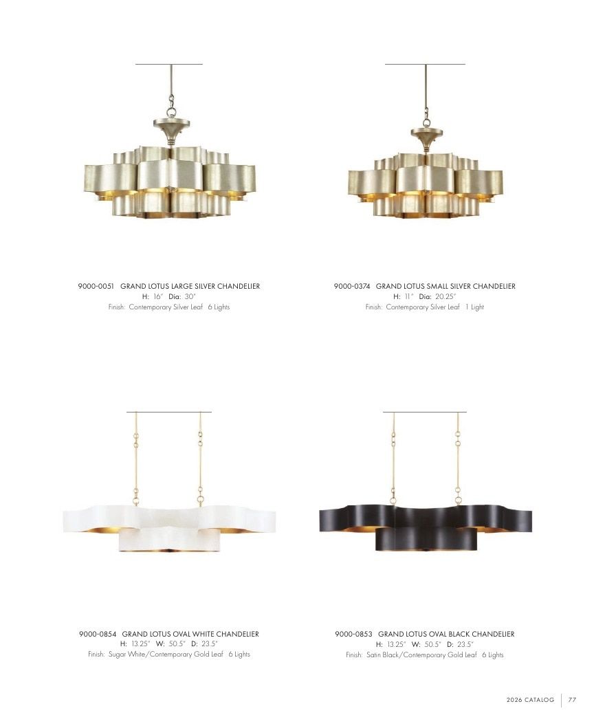 Currey & Company Lighting Collection Catalog Weekly Ad January 1 - December 31, 2026