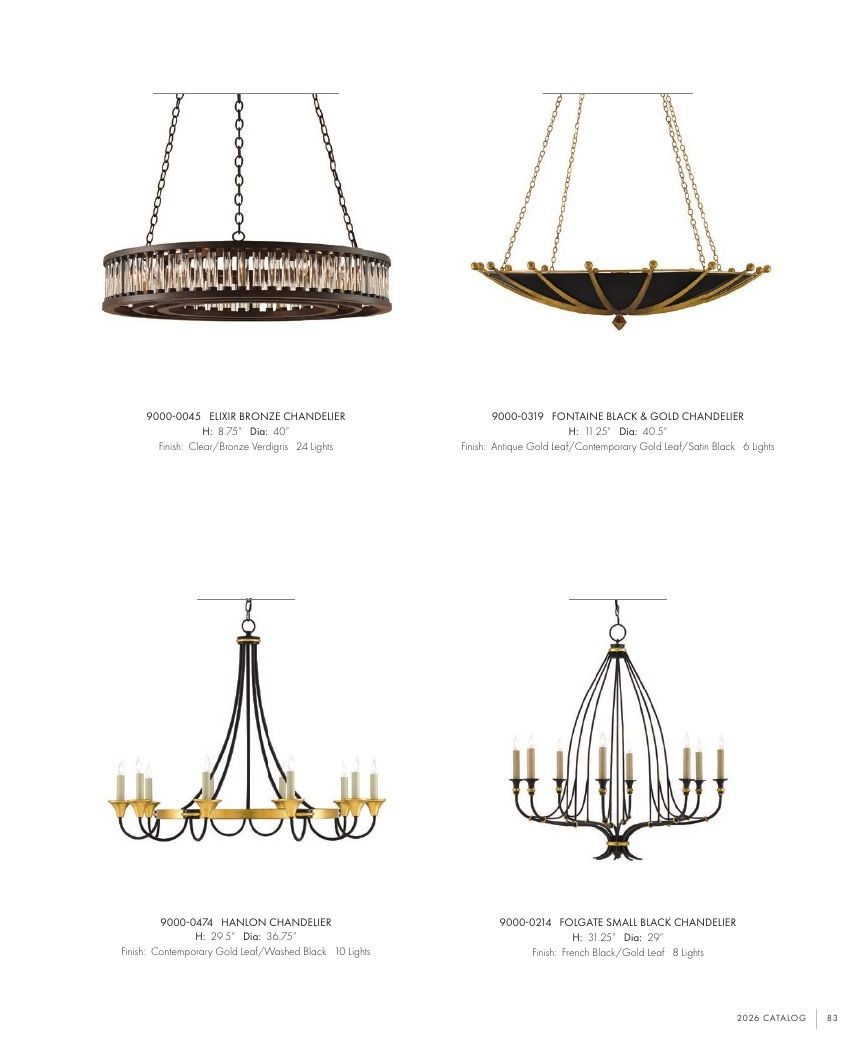 Currey & Company Lighting Collection Catalog Weekly Ad January 1 - December 31, 2026