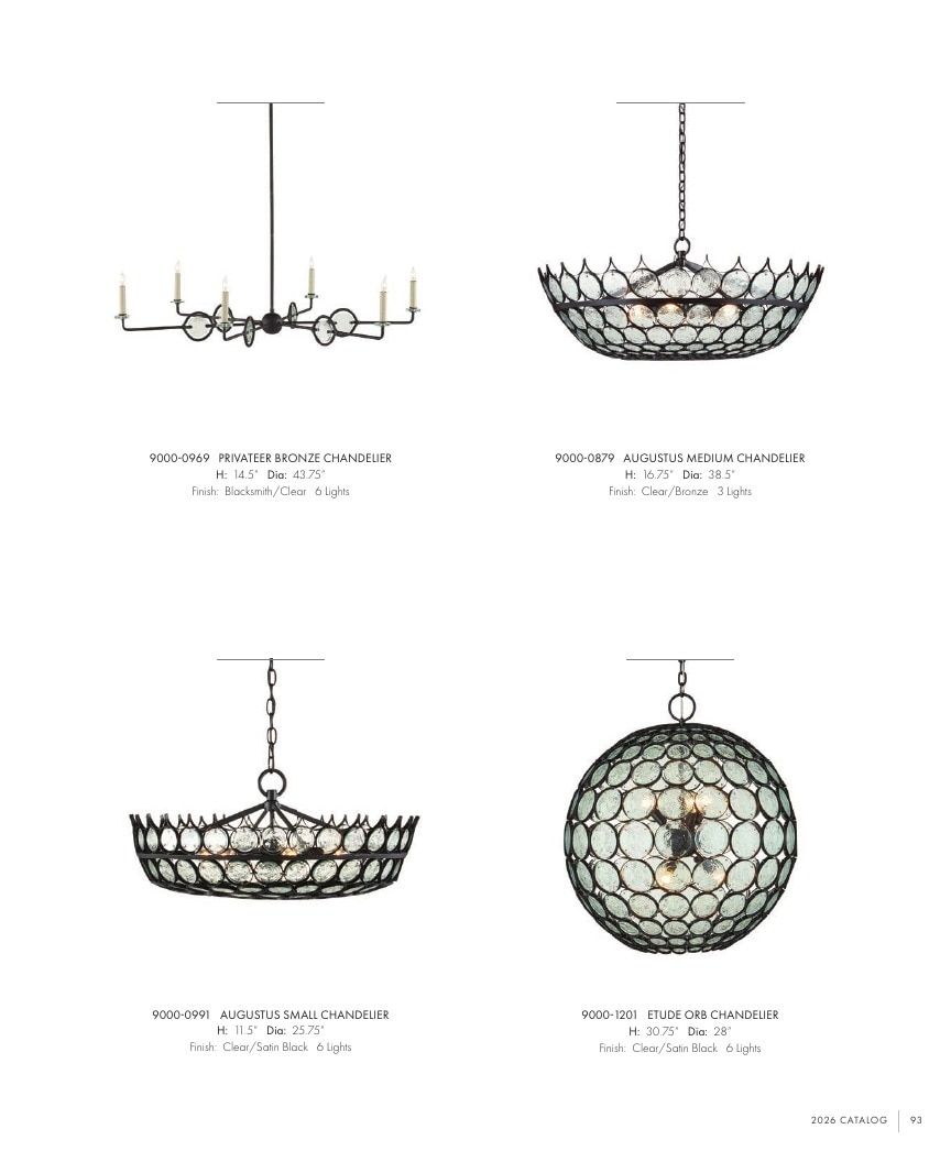 Currey & Company Lighting Collection Catalog Weekly Ad January 1 - December 31, 2026