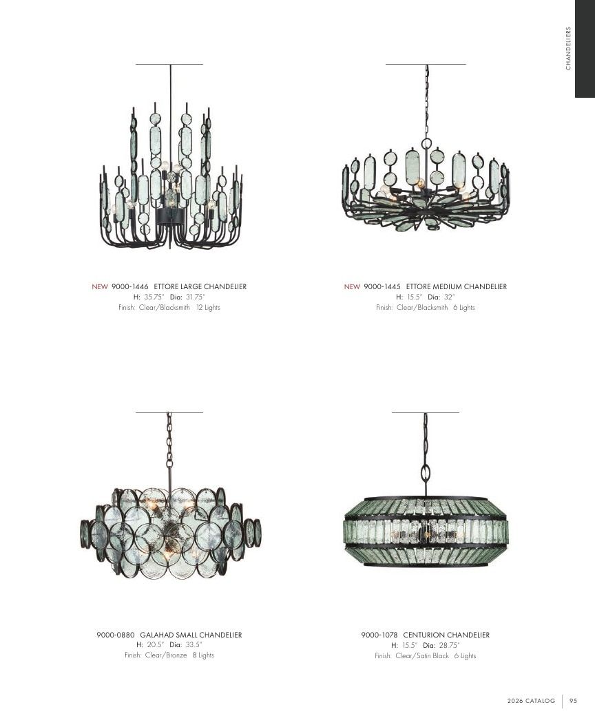 Currey & Company Lighting Collection Catalog Weekly Ad January 1 - December 31, 2026