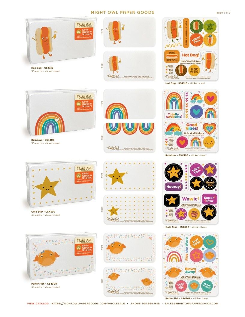 Night Owl Paper Goods Little Cards and Stickers Weekly Ad January 1 - December 31, 2026
