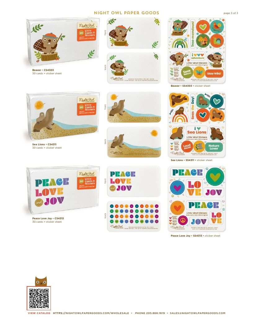 Night Owl Paper Goods Little Cards and Stickers Weekly Ad January 1 - December 31, 2026
