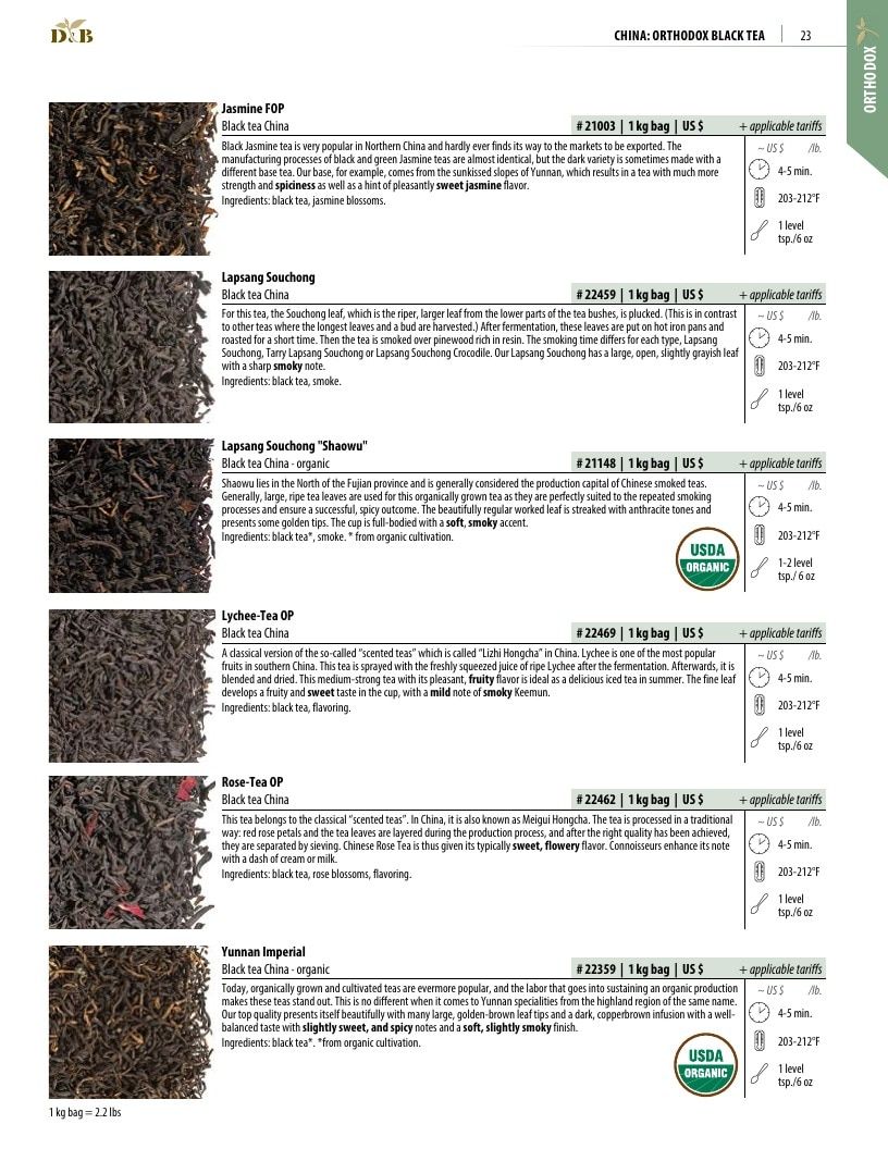 Dethlefsen & Balk Orthodox Tea Catalog Weekly Ad January 1, 2026 - December 31, 2027