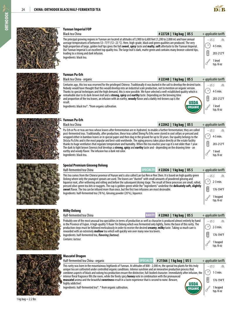 Dethlefsen & Balk Orthodox Tea Catalog Weekly Ad January 1, 2026 - December 31, 2027