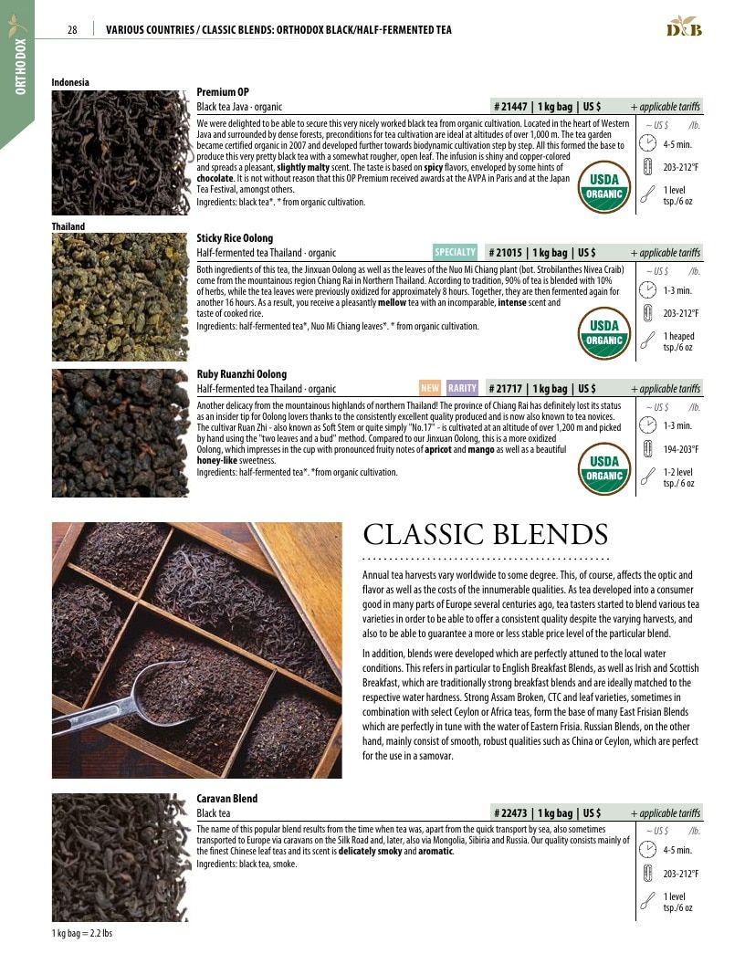 Dethlefsen & Balk Orthodox Tea Catalog Weekly Ad January 1, 2026 - December 31, 2027