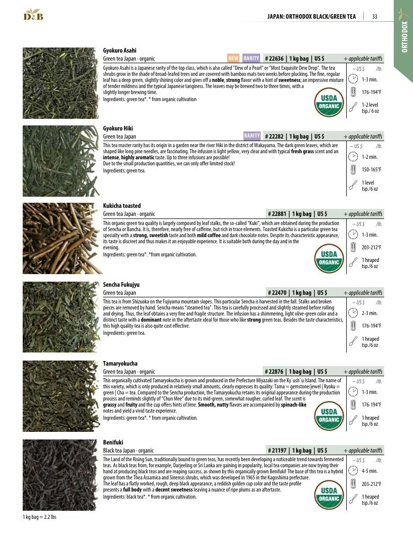Dethlefsen & Balk Orthodox Tea Catalog Weekly Ad January 1, 2026 - December 31, 2027