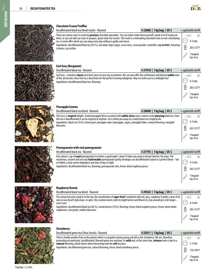 Dethlefsen & Balk Orthodox Tea Catalog Weekly Ad January 1, 2026 - December 31, 2027