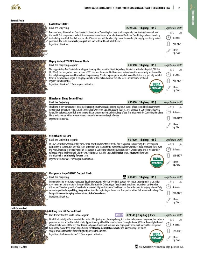 Dethlefsen & Balk Orthodox Tea Catalog Weekly Ad January 1, 2026 - December 31, 2027