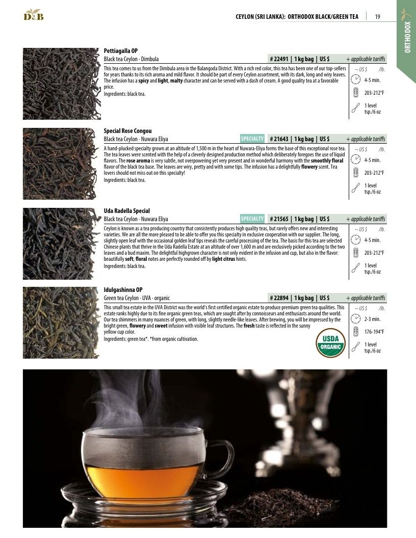 Dethlefsen & Balk Orthodox Tea Catalog Weekly Ad January 1, 2026 - December 31, 2027
