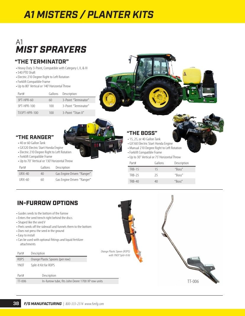 FS Manufacturing Agricultural Equipment Parts Catalog Weekly Ad January 1 - December 31, 2026