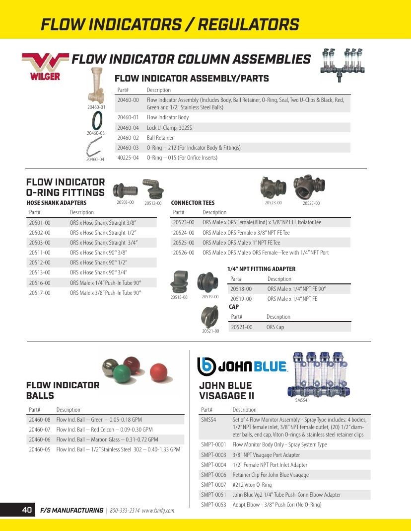 FS Manufacturing Agricultural Equipment Parts Catalog Weekly Ad January 1 - December 31, 2026