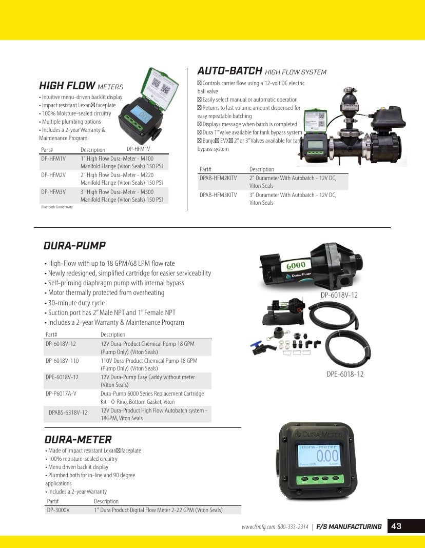 FS Manufacturing Agricultural Equipment Parts Catalog Weekly Ad January 1 - December 31, 2026