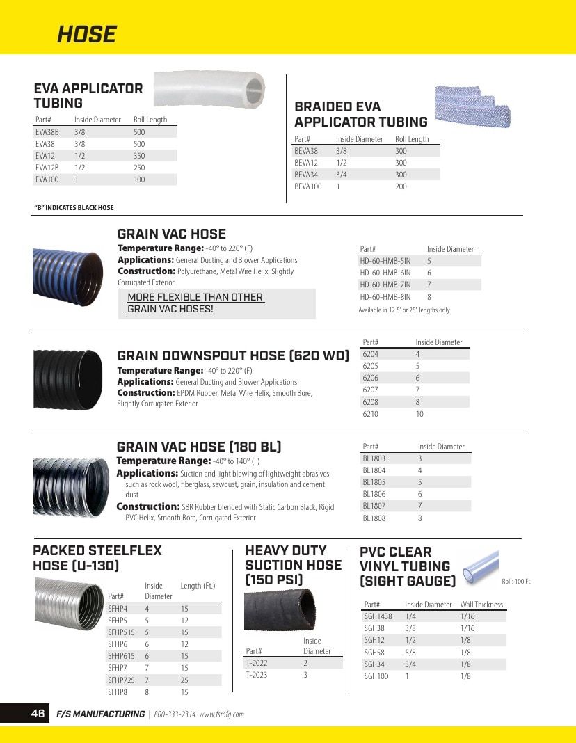 FS Manufacturing Agricultural Equipment Parts Catalog Weekly Ad January 1 - December 31, 2026