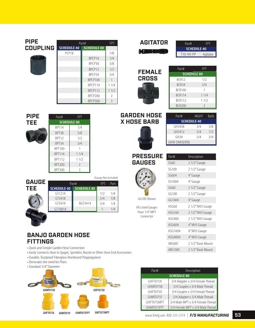FS Manufacturing Agricultural Equipment Parts Catalog Weekly Ad January 1 - December 31, 2026