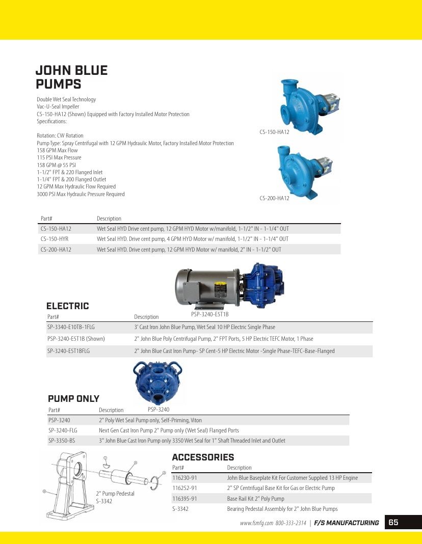FS Manufacturing Agricultural Equipment Parts Catalog Weekly Ad January 1 - December 31, 2026