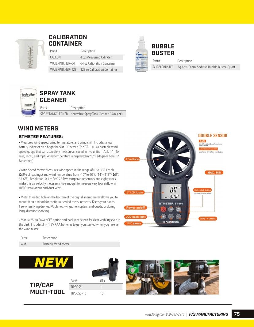 FS Manufacturing Agricultural Equipment Parts Catalog Weekly Ad January 1 - December 31, 2026