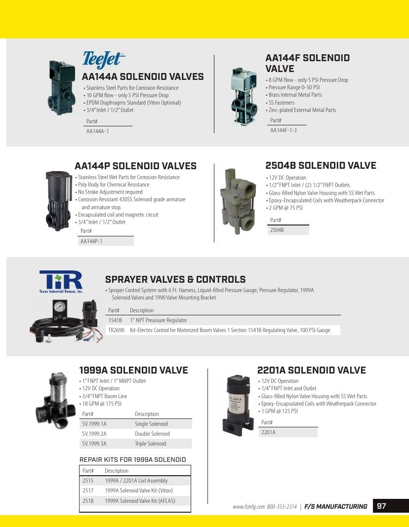 FS Manufacturing Agricultural Equipment Parts Catalog Weekly Ad January 1 - December 31, 2026