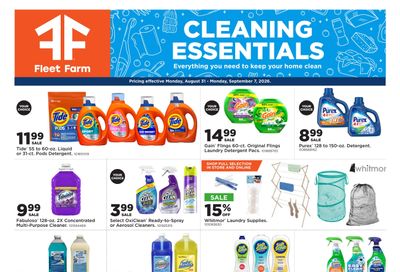 Fleet Farm Home & Cleaning Weekly Ad August 31 - September 7, 2026