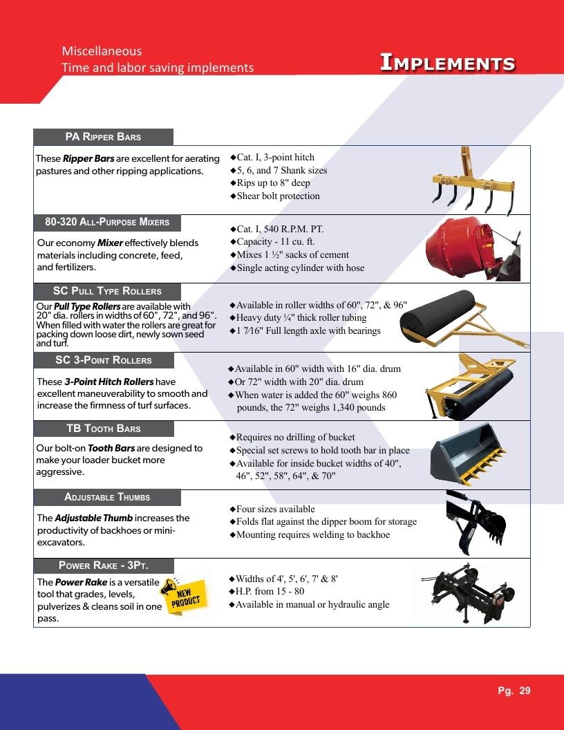Gearmore Agricultural Equipment Catalog Weekly Ad January 1 - December 31, 2026