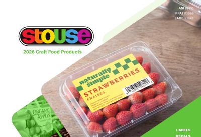 Stouse Craft Food Products Catalog Weekly Ad January 1 - December 31, 2026