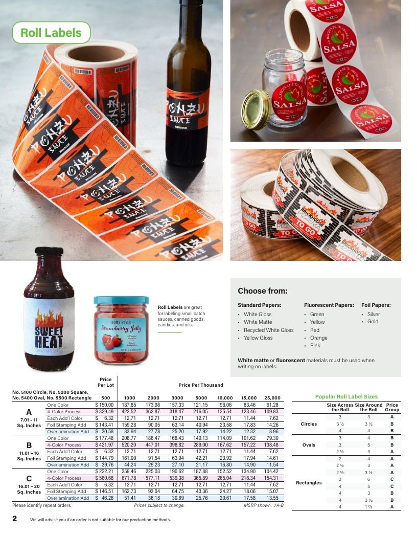 Stouse Craft Food Products Catalog Weekly Ad January 1 - December 31, 2026