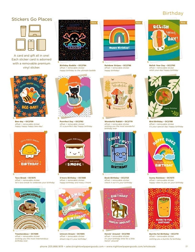 Night Owl Paper Goods Spring and Summer Catalog Weekly Ad January 1 - December 31, 2026