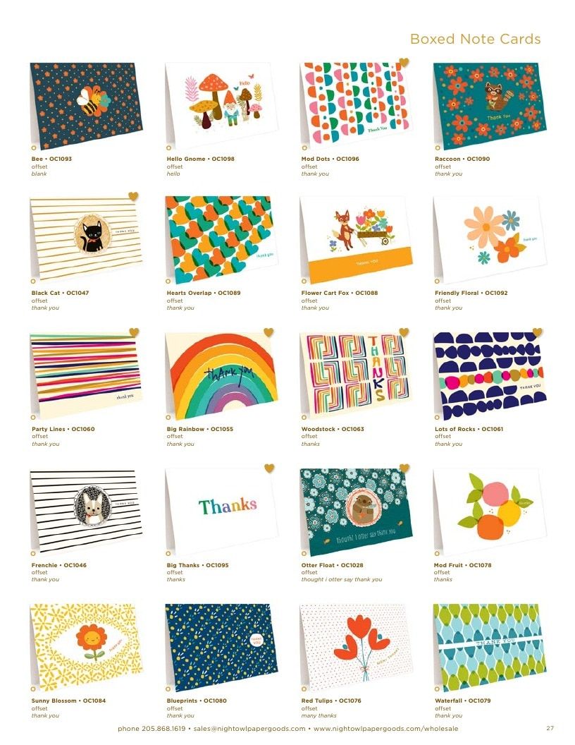 Night Owl Paper Goods Spring and Summer Catalog Weekly Ad January 1 - December 31, 2026